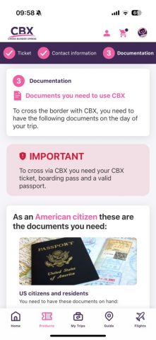 Cross Border Xpress для iOS — скриншот 4