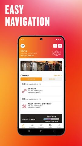 Crunch Fitness для Android — скриншот 1