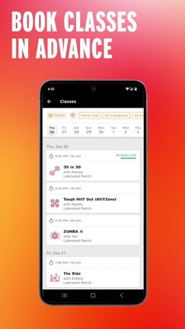 Crunch Fitness для Android — скриншот 2