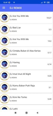 DJ Remix Full Bass Gler для Android — скриншот 2