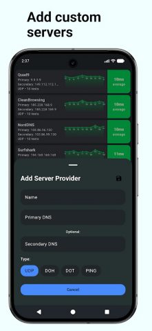 DNS Speed Test для Android — скриншот 4