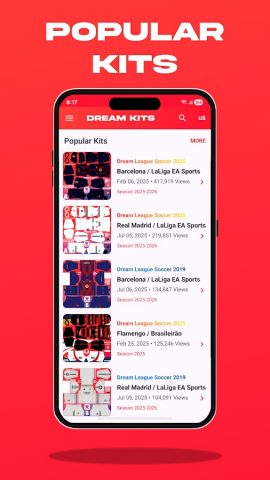 DREAM KITS 2026 для Android — скриншот 2