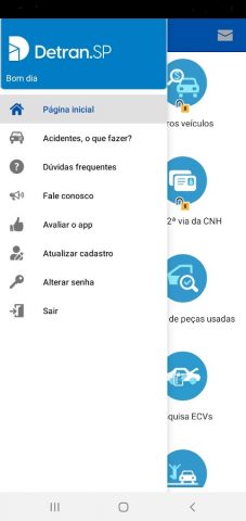 Detran.SP для Android — скриншот 1