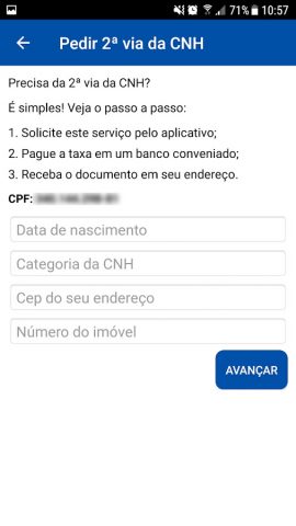 Detran.SP для Android — скриншот 3