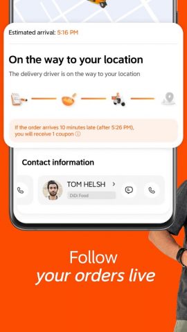 DiDi Food: Express Delivery для Android — скриншот 5