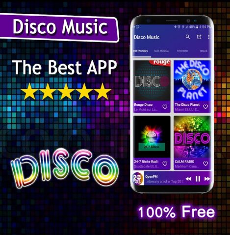 Disco Music app для Android — скриншот 1