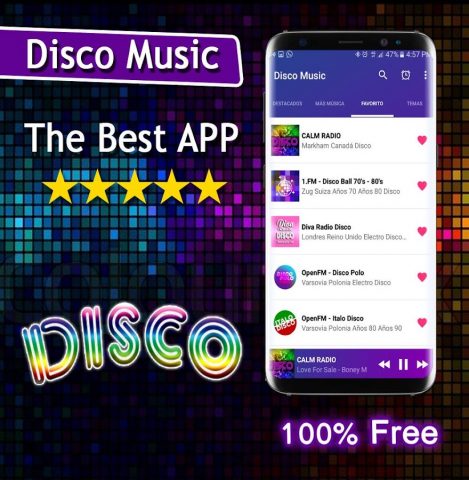 Disco Music app для Android — скриншот 5