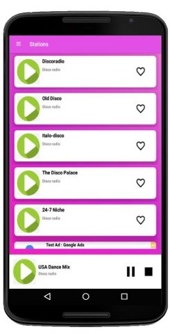 Disco radio для Android — скриншот 2