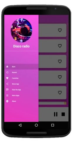 Disco radio для Android — скриншот 5