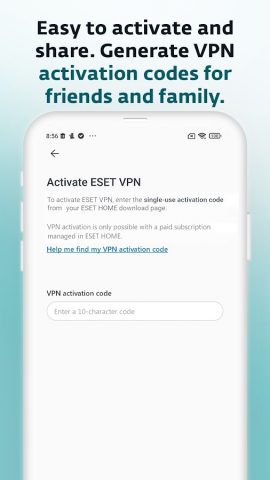 ESET VPN для Android — скриншот 3