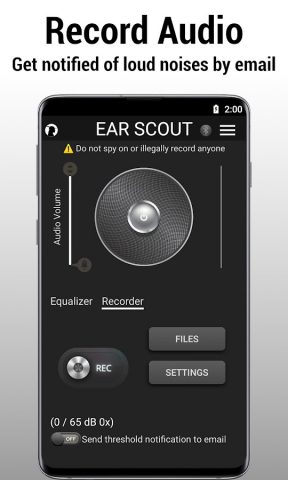 Ear Scout для Android — скриншот 3