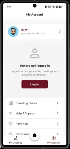 Easy Ride для Android — скриншот 3