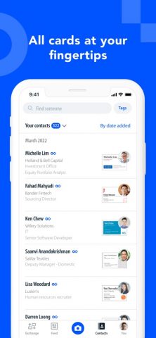 Eight: Business Card Manager для iOS — скриншот 3