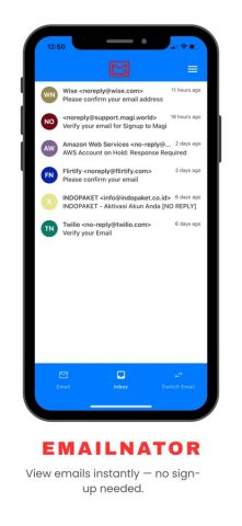 Emailnator — Temp Mail для iOS — скриншот 3