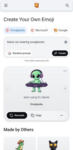 Emojipedia — Genmoji AI & More для Android — скриншот 1