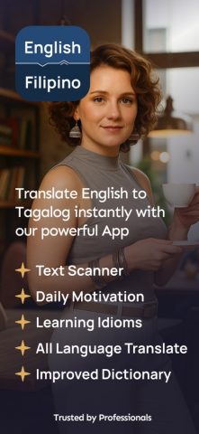 English Tagalog Translator для iOS — скриншот 1