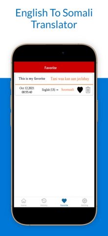 English To Somali Translation для iOS — скриншот 4
