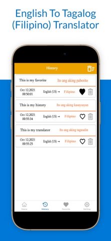 English To Tagalog Translation для iOS — скриншот 4