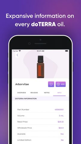 Essential Oils for doTERRA для Android — скриншот 3