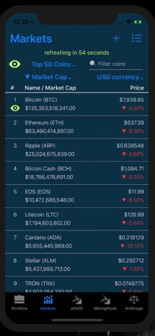 Ethereum Mining Monitor для iOS — скриншот 2