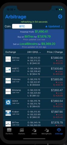 Ethereum Mining Monitor для iOS — скриншот 4