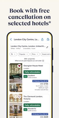 Expedia: Travel, Hotel, Flight для Android — скриншот 5