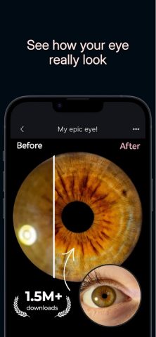 Eyepic: Eye Color Camera для Android — скриншот 1