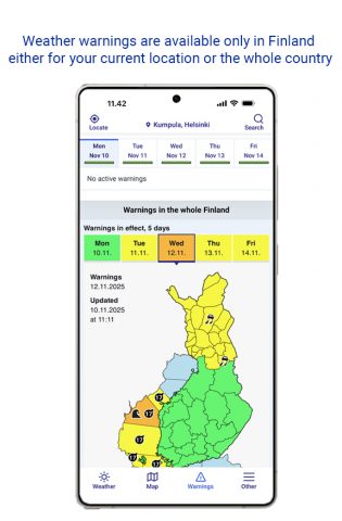 FMI Weather для Android — скриншот 5