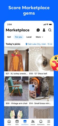 Facebook для iOS — скриншот 1