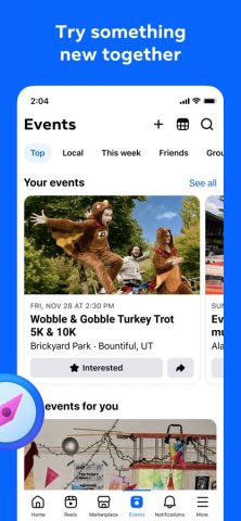 Facebook для iOS — скриншот 3