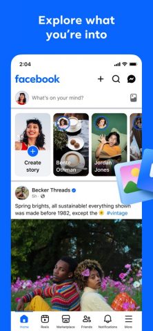 Facebook для iOS — скриншот 4