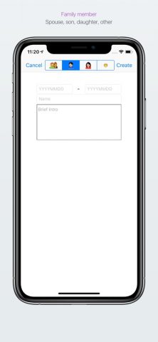 Family Tree для iOS — скриншот 2