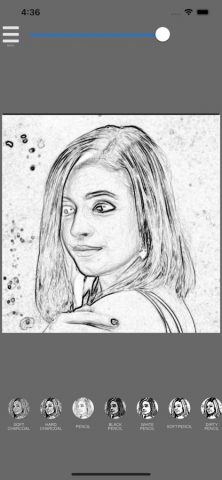 Фильтр эскиз рисунок Карандаш для iOS — скриншот 3