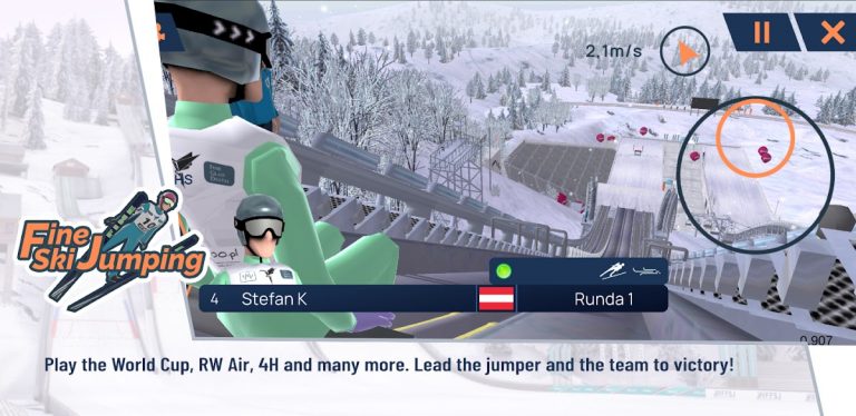 Fine Ski Jumping для Android — скриншот 1