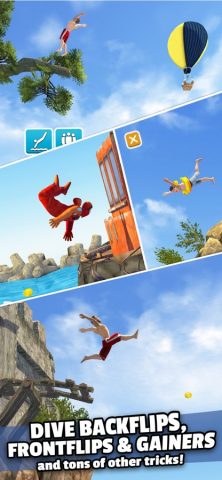 Flip Diving для iOS — скриншот 2