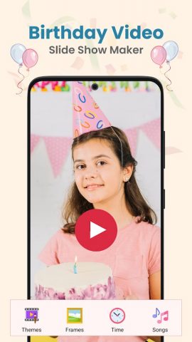 Фоторамка с Днем Рождения для Android — скриншот 2