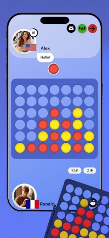 Four in a row — Connect Online для Android — скриншот 1