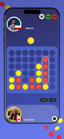 Four in a row — Connect Online для Android — скриншот 2