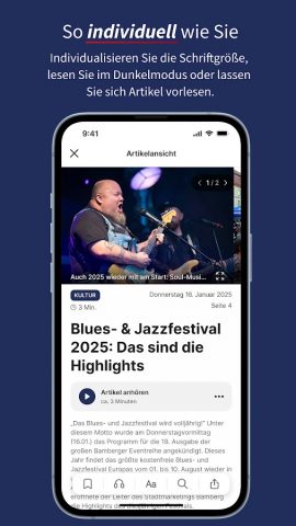 Fränkischer Tag E-Paper для Android — скриншот 3