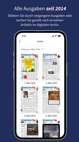 Fränkischer Tag E-Paper для Android — скриншот 4