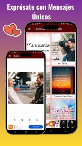 Frases para Conquistar Amor для Android — скриншот 3