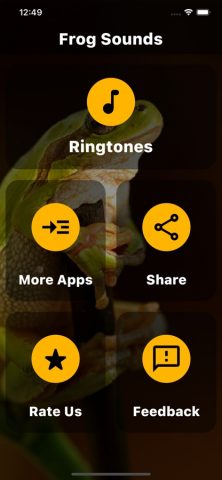 Frog Sounds Ringtones для iOS — скриншот 2