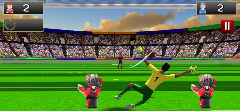 Футбол Супер вратарь 3D для iOS — скриншот 3