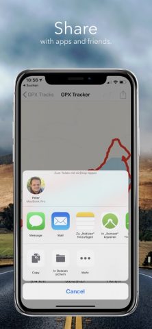 GPX Trail Tracker для iOS — скриншот 2