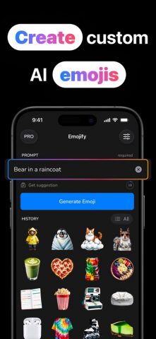 Генератор эмодзи ИИ для iOS — скриншот 1