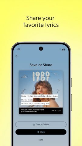 Genius — Song Lyrics Finder для Android — скриншот 4