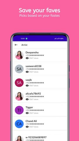 Girls Number App для Android — скриншот 2