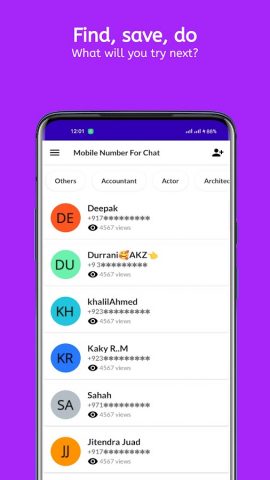 Girls Number App для Android — скриншот 4