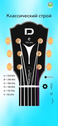 Acoustic Guitar Tuner Basic для iOS — скриншот 1