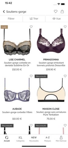 Glamuse – Lingerie для iOS — скриншот 5